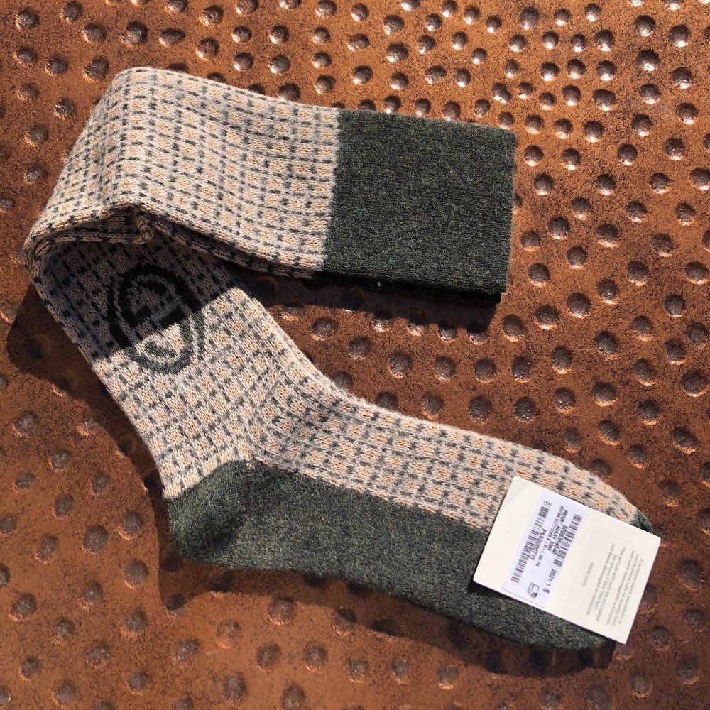 Gucci Soft Combed Wool Knee High Socks in Green